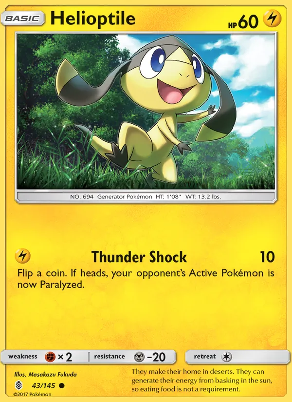 Helioptile (Guardians Rising #43/145)