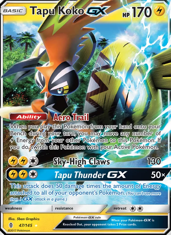 Tapu Koko GX (Guardians Rising #47/145)