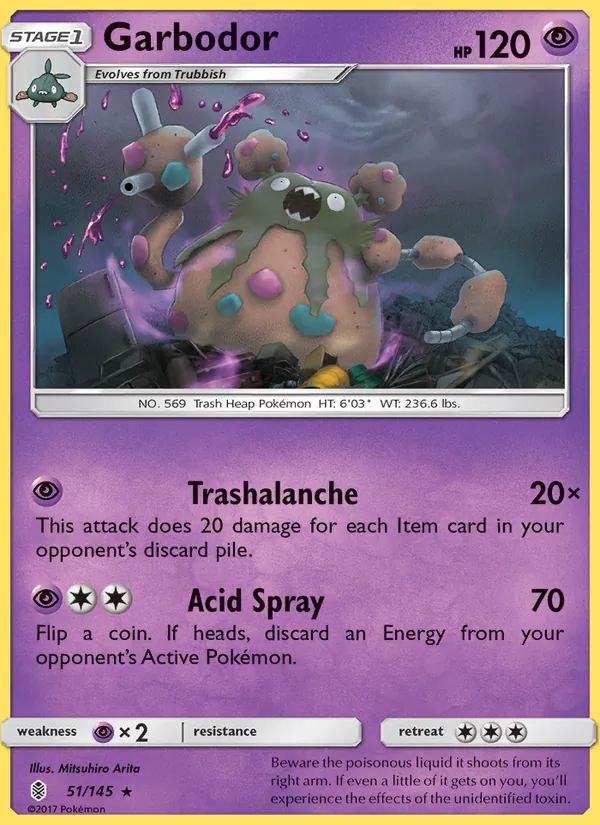 Garbodor (Guardians Rising #51/145)