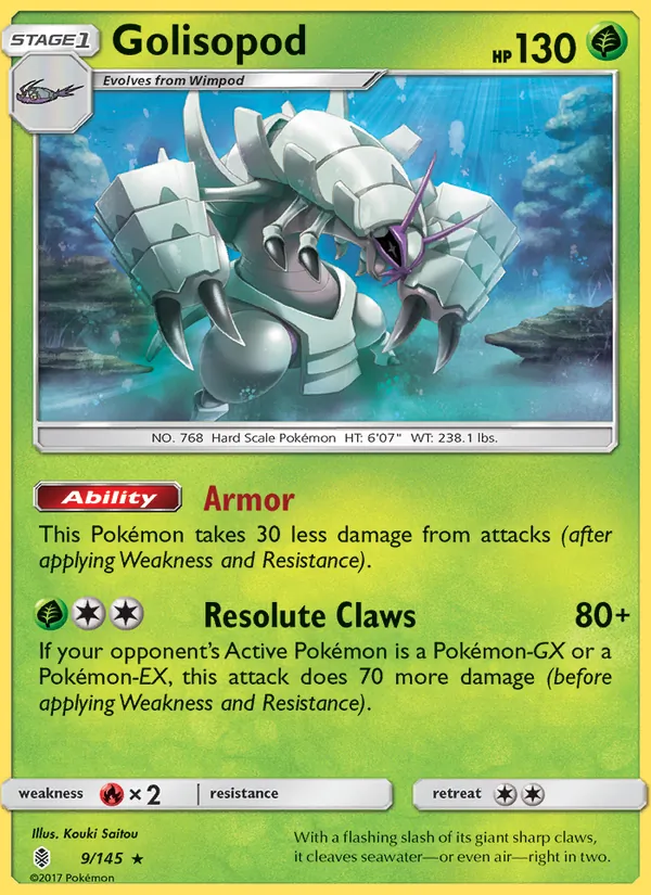 Golisopod (Guardians Rising #9/145)