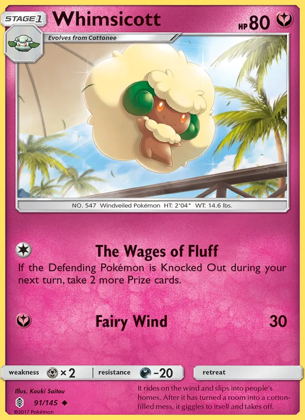 Whimsicott (Guardians Rising #91/145)