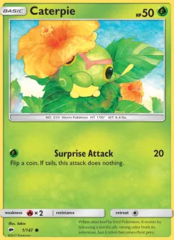 Caterpie (Burning Shadows #1/147)