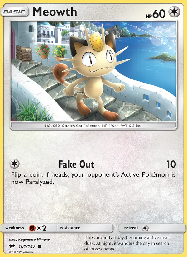 Meowth (Burning Shadows #101/147)