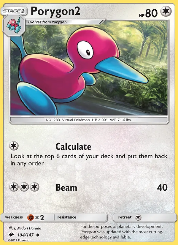 Porygon2 (Burning Shadows #104/147)