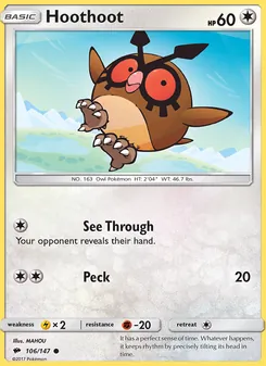 Hoothoot (Burning Shadows #106/147)