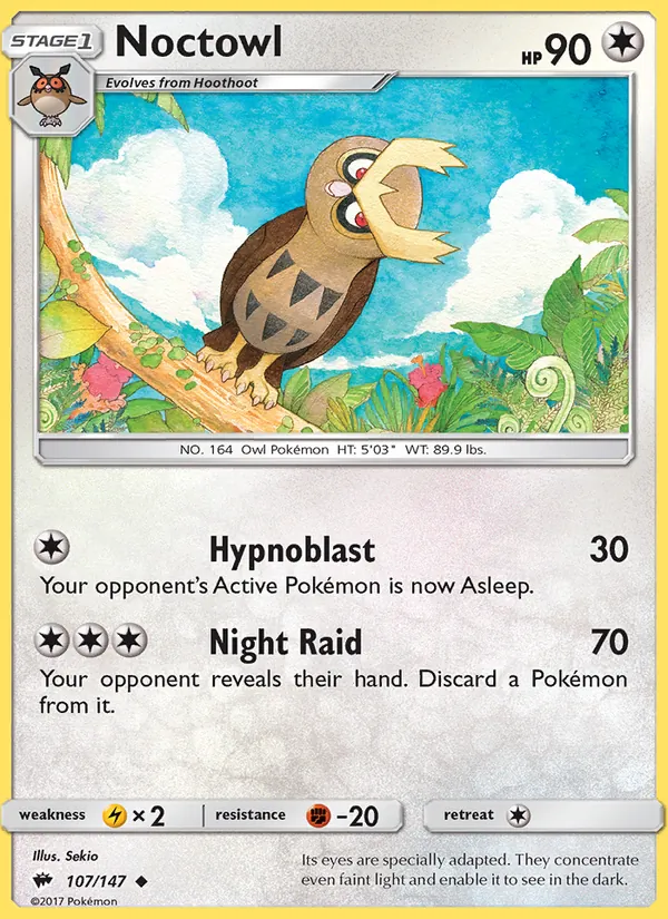 Noctowl (Burning Shadows #107/147)