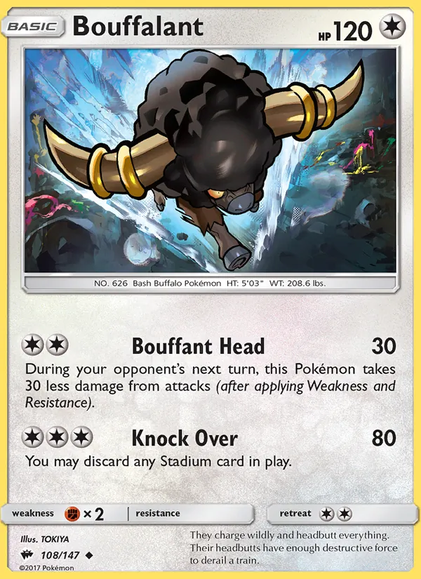 Bouffalant (Burning Shadows #108/147)
