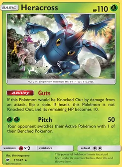 Heracross (Burning Shadows #11/147)