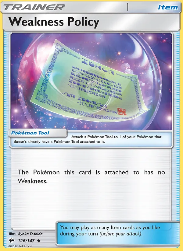 Weakness Policy (Burning Shadows #126/147)