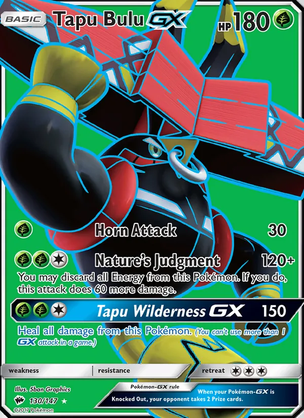 Tapu Bulu GX (Burning Shadows #130/147)