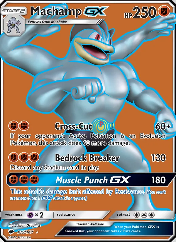 Machamp GX (Burning Shadows #135/147)