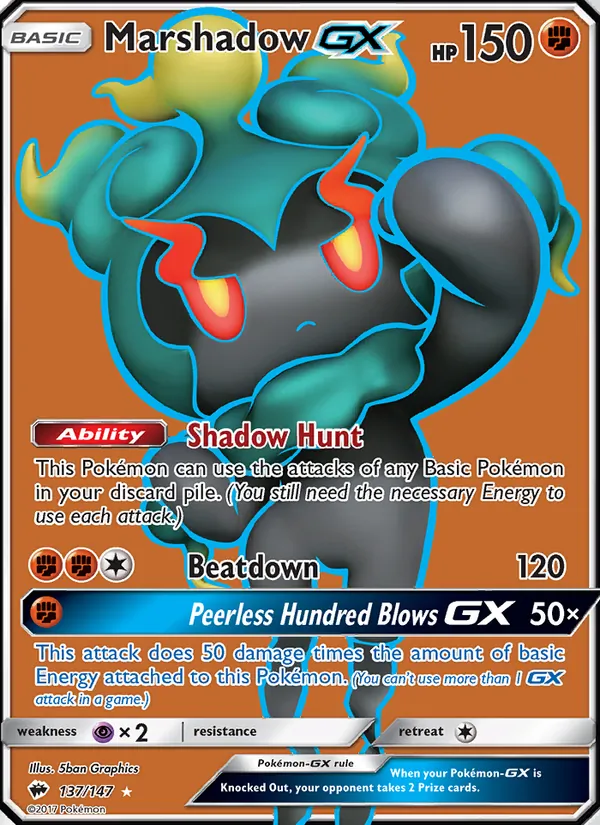 Marshadow GX (Burning Shadows #137/147)