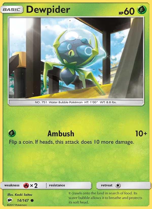 Dewpider (Burning Shadows #14/147)
