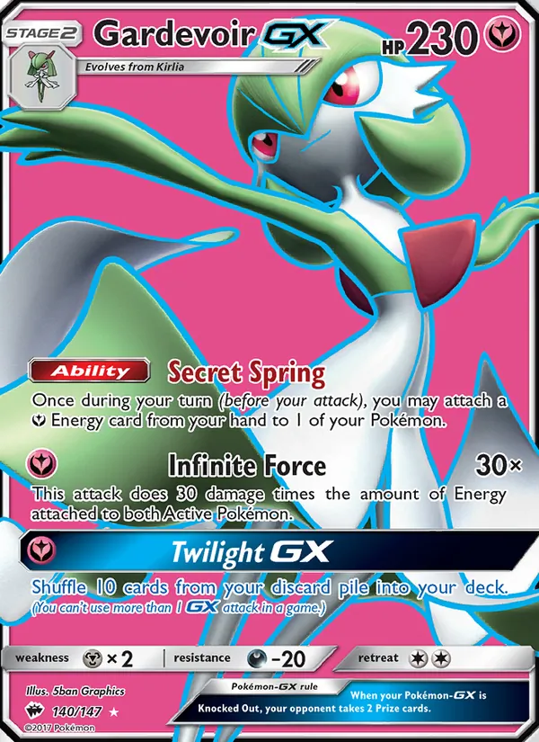 Gardevoir GX (Burning Shadows #140/147)