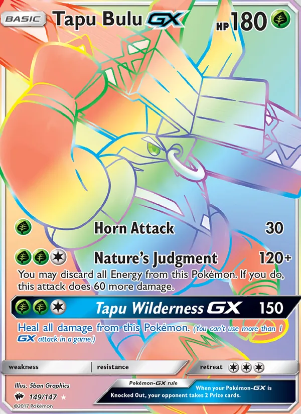 Tapu Bulu GX (Burning Shadows #149/147)