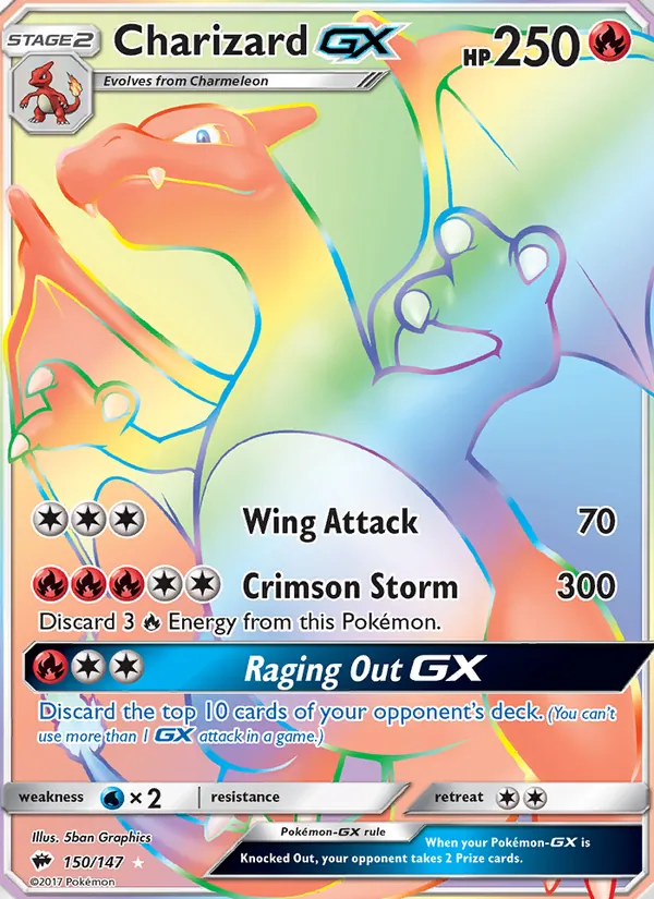 Charizard GX (Burning Shadows #150/147)