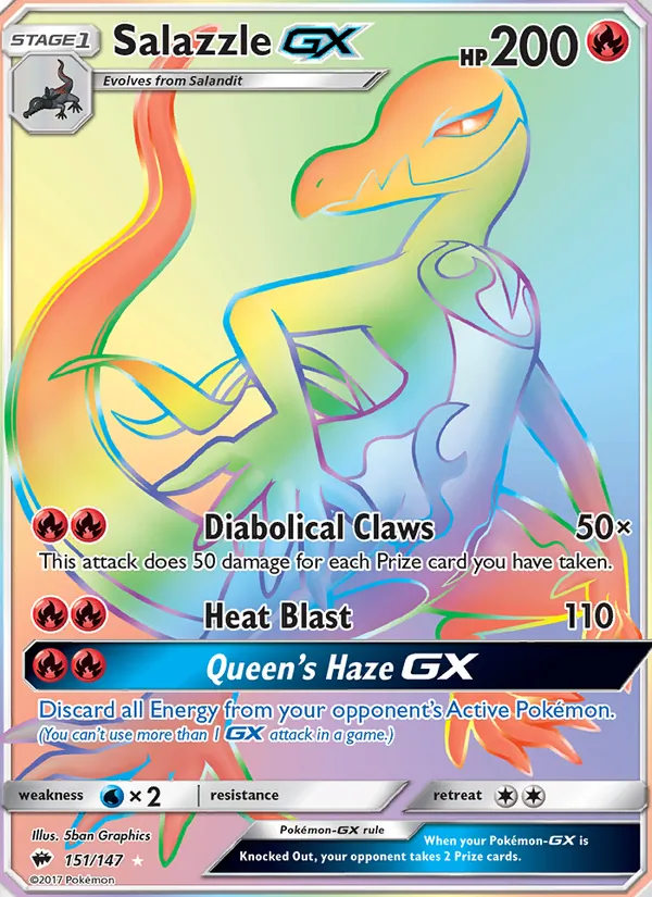 Salazzle GX (Burning Shadows #151/147)