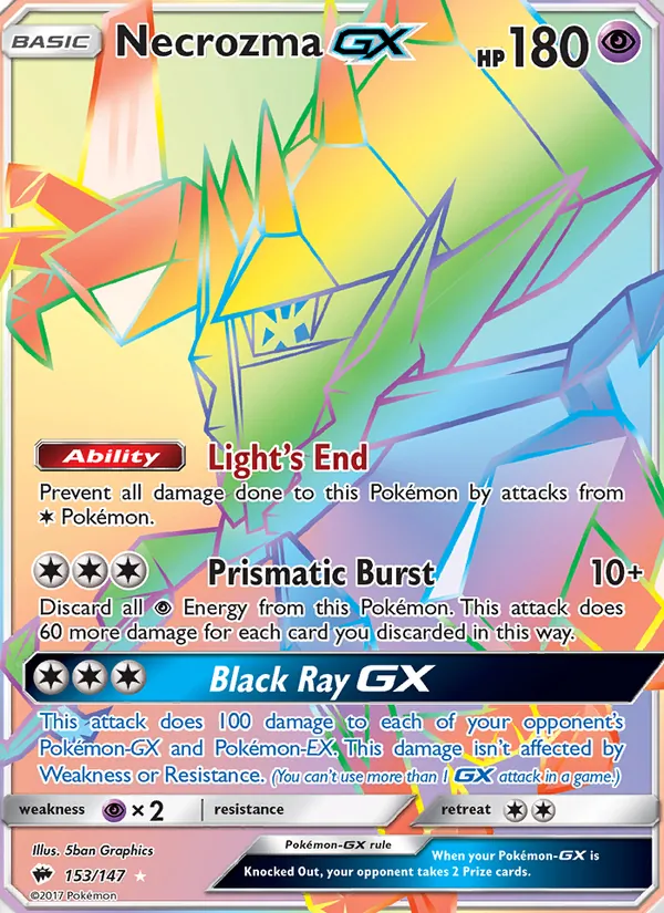 Necrozma GX (Burning Shadows #153/147)