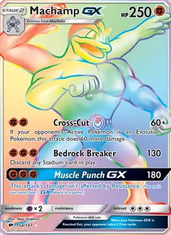Machamp GX (Burning Shadows #154/147)