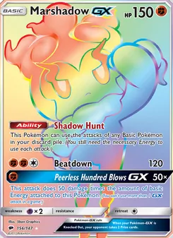 Marshadow GX (Burning Shadows #156/147)