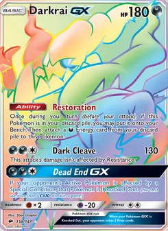 Darkrai GX (Burning Shadows #158/147)