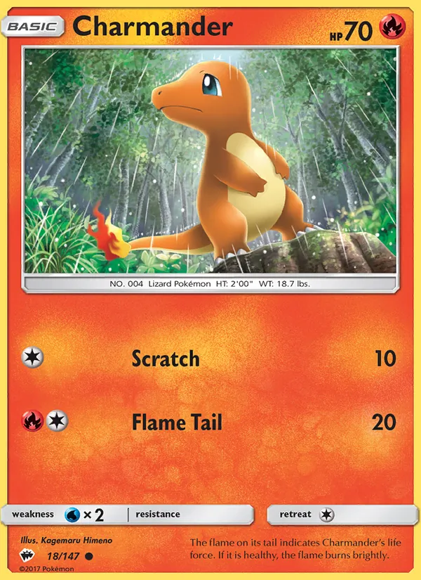 Charmander (Burning Shadows #18/147)