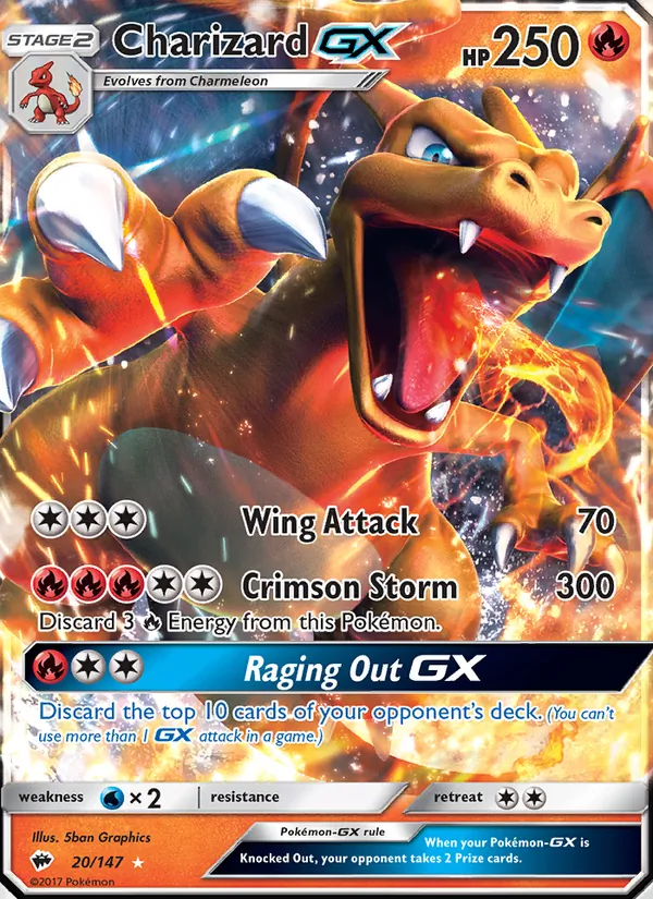 Charizard GX (Burning Shadows #20/147)