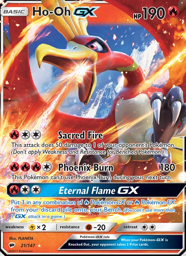 Ho-Oh GX (Burning Shadows #21/147)