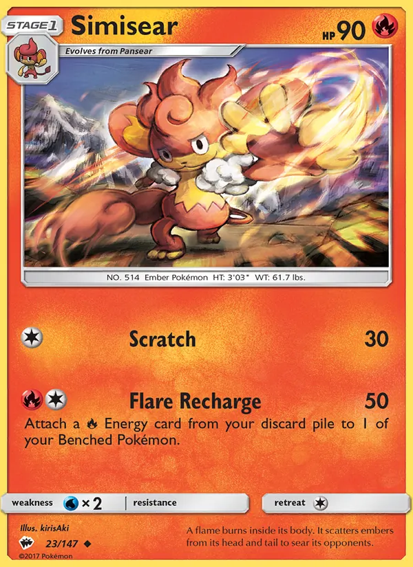 Simisear (Burning Shadows #23/147)