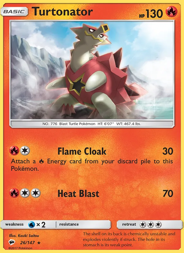 Turtonator (Burning Shadows #26/147)