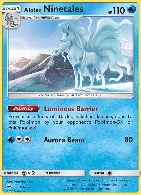 Alolan Ninetales (Burning Shadows #28/147)