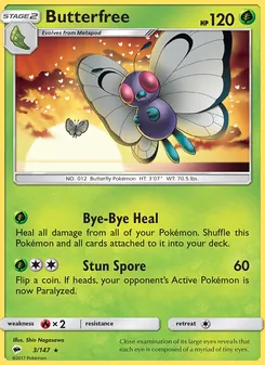Butterfree (Burning Shadows #3/147)