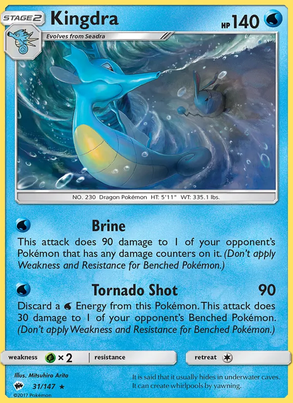 Kingdra (Burning Shadows #31/147)