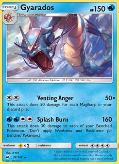 Gyarados (Burning Shadows #33/147)