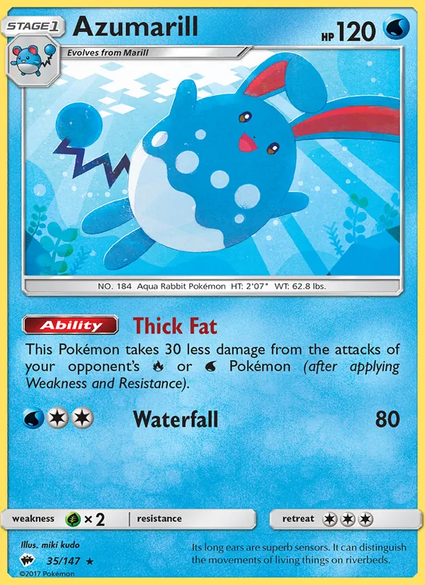Azumarill (Burning Shadows #35/147)