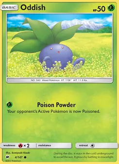 Oddish (Burning Shadows #4/147)