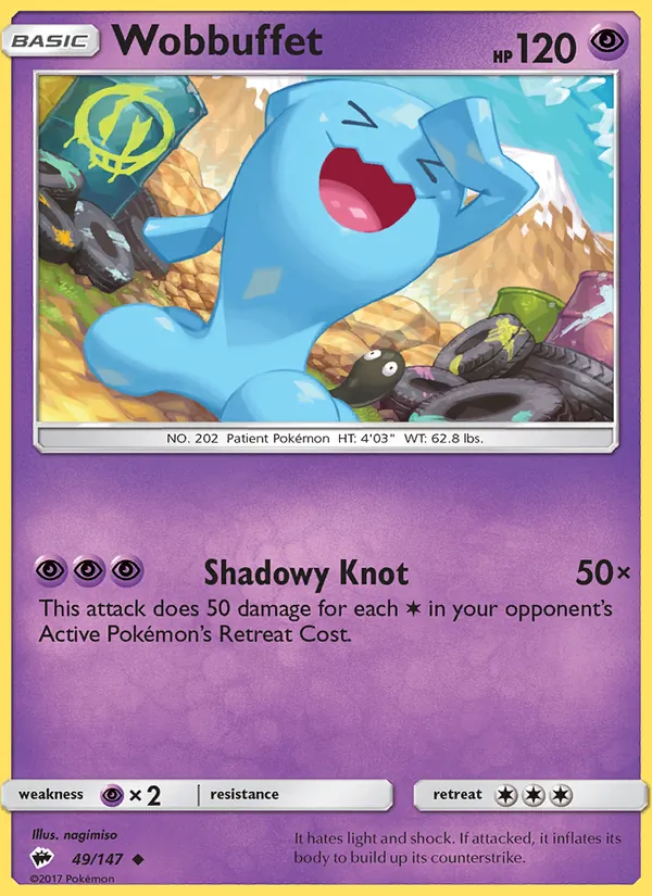 Wobbuffet (Burning Shadows #49/147)