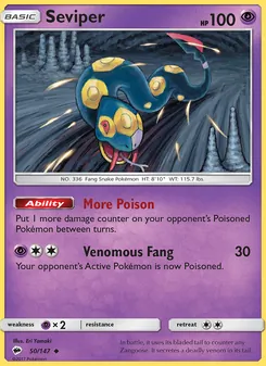 Seviper (Burning Shadows #50/147)