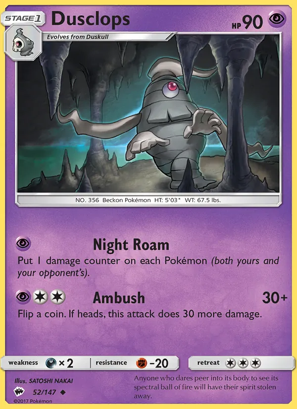 Dusclops (Burning Shadows #52/147)