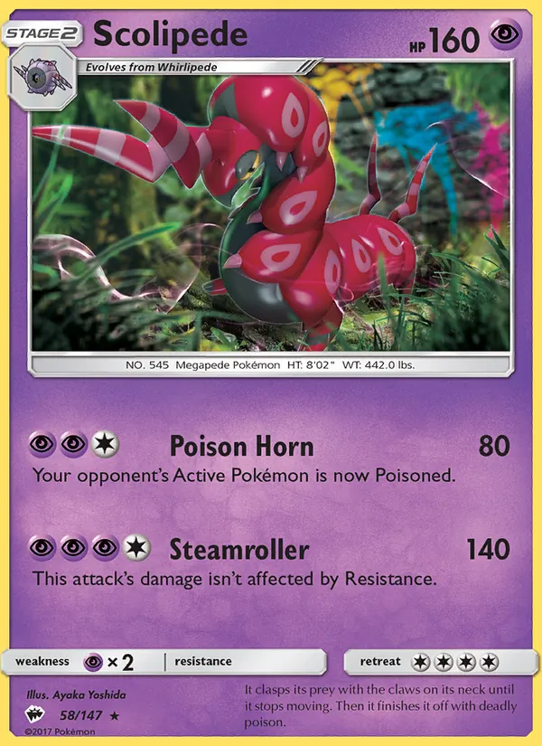 Scolipede (Burning Shadows #58/147)