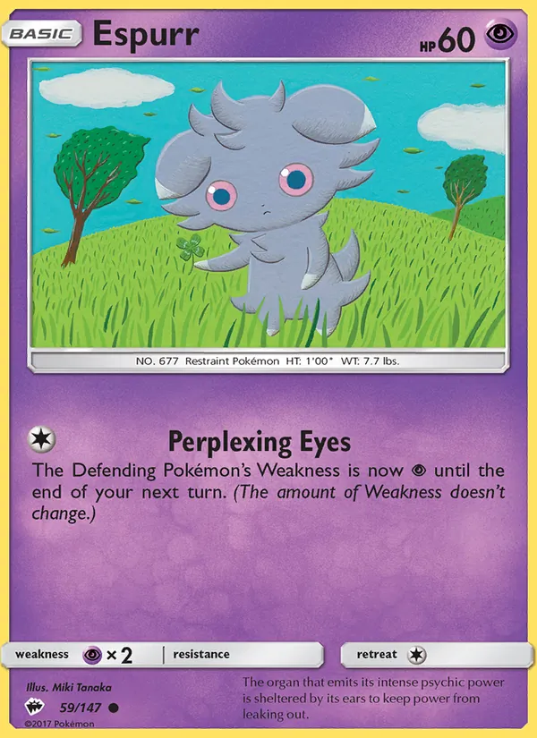 Espurr (Burning Shadows #59/147)