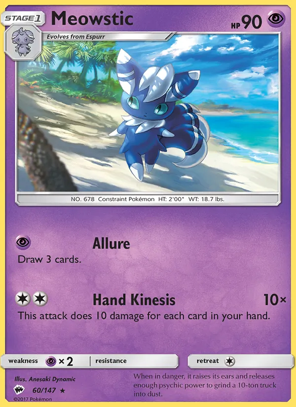 Meowstic (Burning Shadows #60/147)