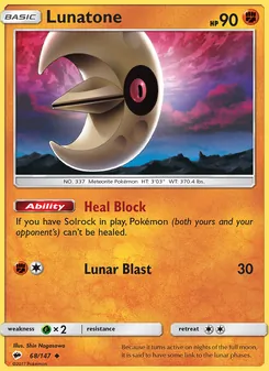 Lunatone (Burning Shadows #68/147)