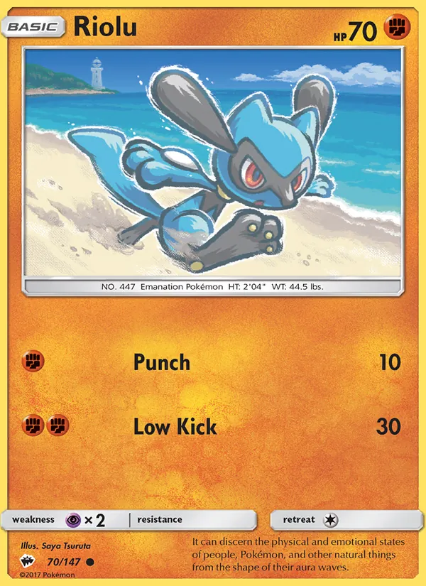 Riolu (Burning Shadows #70/147)