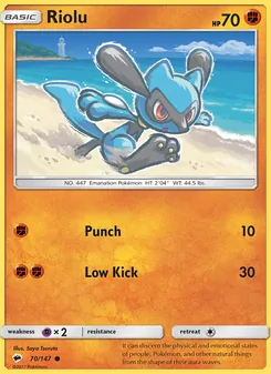 Riolu (Burning Shadows #70/147)