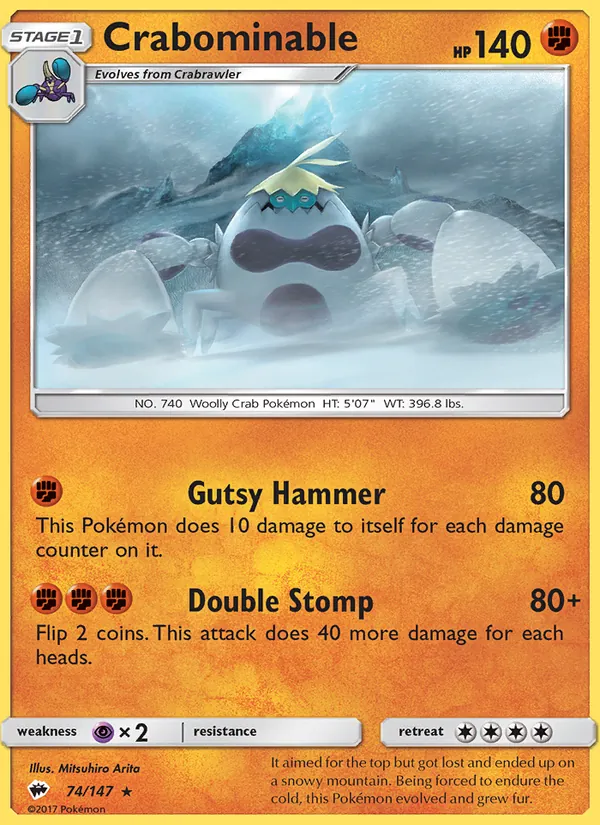 Crabominable (Burning Shadows #74/147)