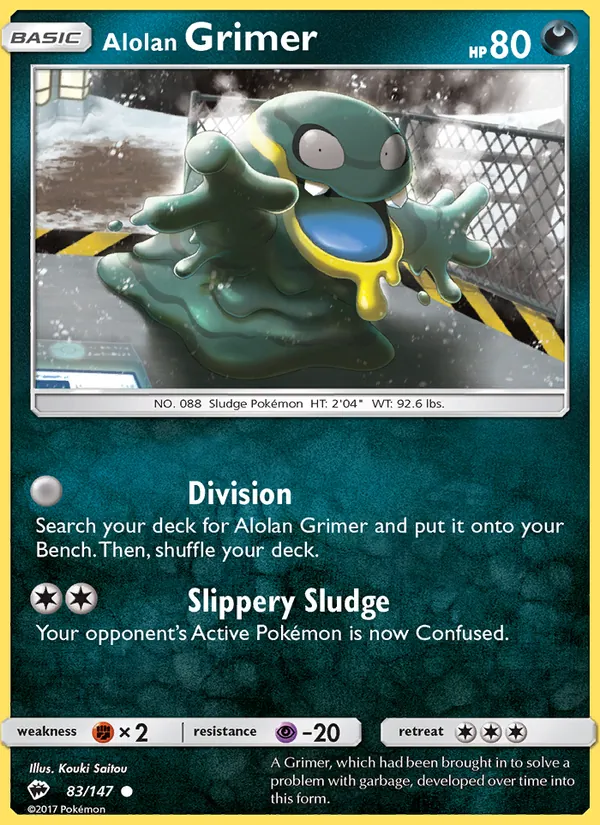 Alolan Grimer (Burning Shadows #83/147)
