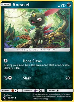 Sneasel (Burning Shadows #85/147)