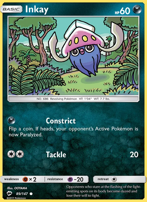 Inkay (Burning Shadows #89/147)