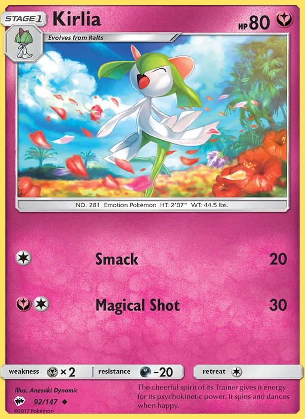 Kirlia (Burning Shadows #92/147)